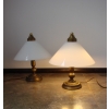 Para lamp nocnych vintage z lat 70.
